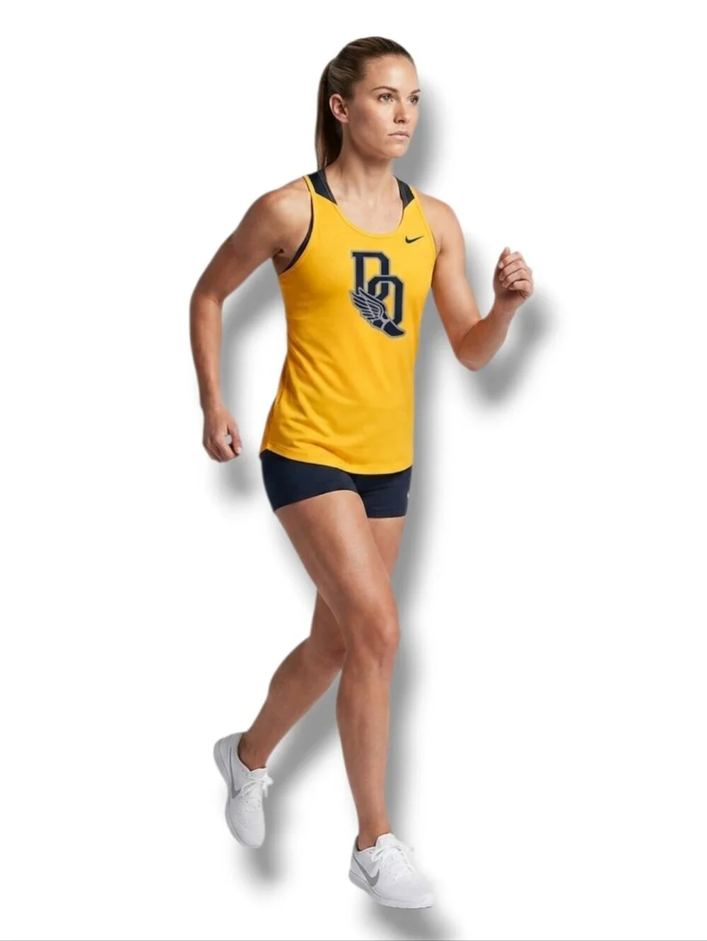 Nike Del Oro Women’s Yellow Racerback Athletic Jersey Tank – Size XL